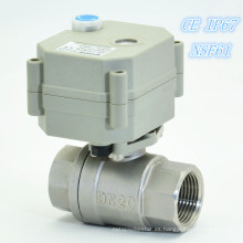 Válvula de encendido y apagado eléctrica en miniatura para el control de fugas de agua (T20-S2-B)